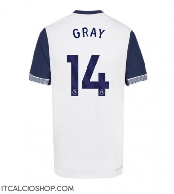 Tottenham Hotspur Archie Gray #14 Prima Maglia 2024-25 Manica Corta